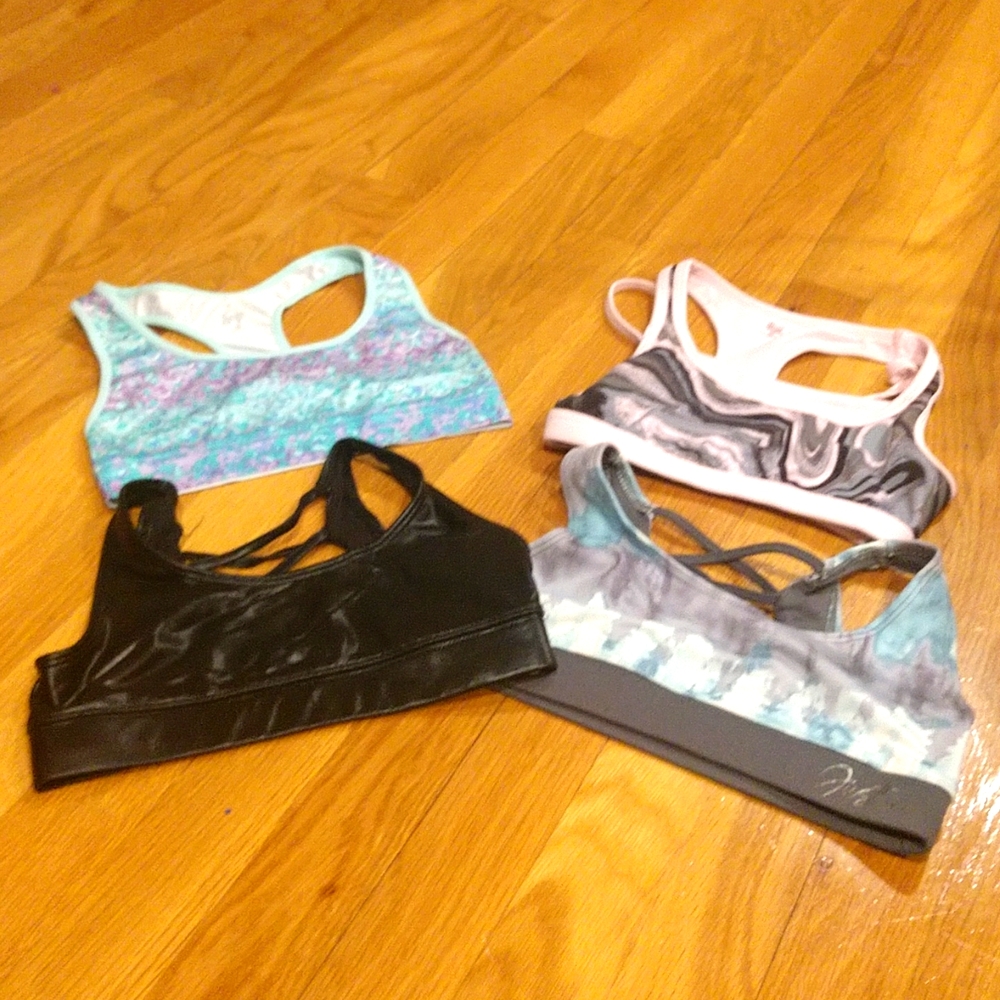 Justice sports bras